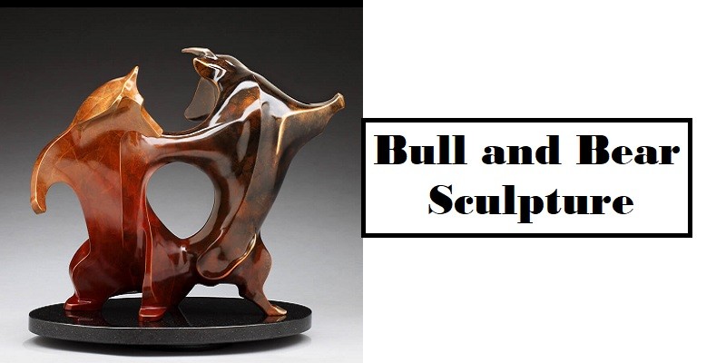 Bull and Bear Sculpture