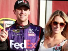 are denny hamlin and jordan fish still together