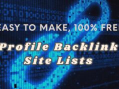 Profile Backlink Site Lists