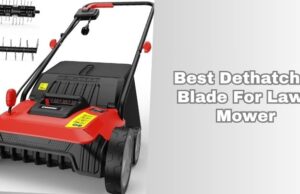 best dethatcher blade for lawn mower