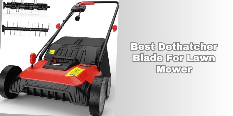 best dethatcher blade for lawn mower