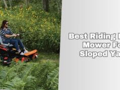 best riding lawn mower for sloped yard